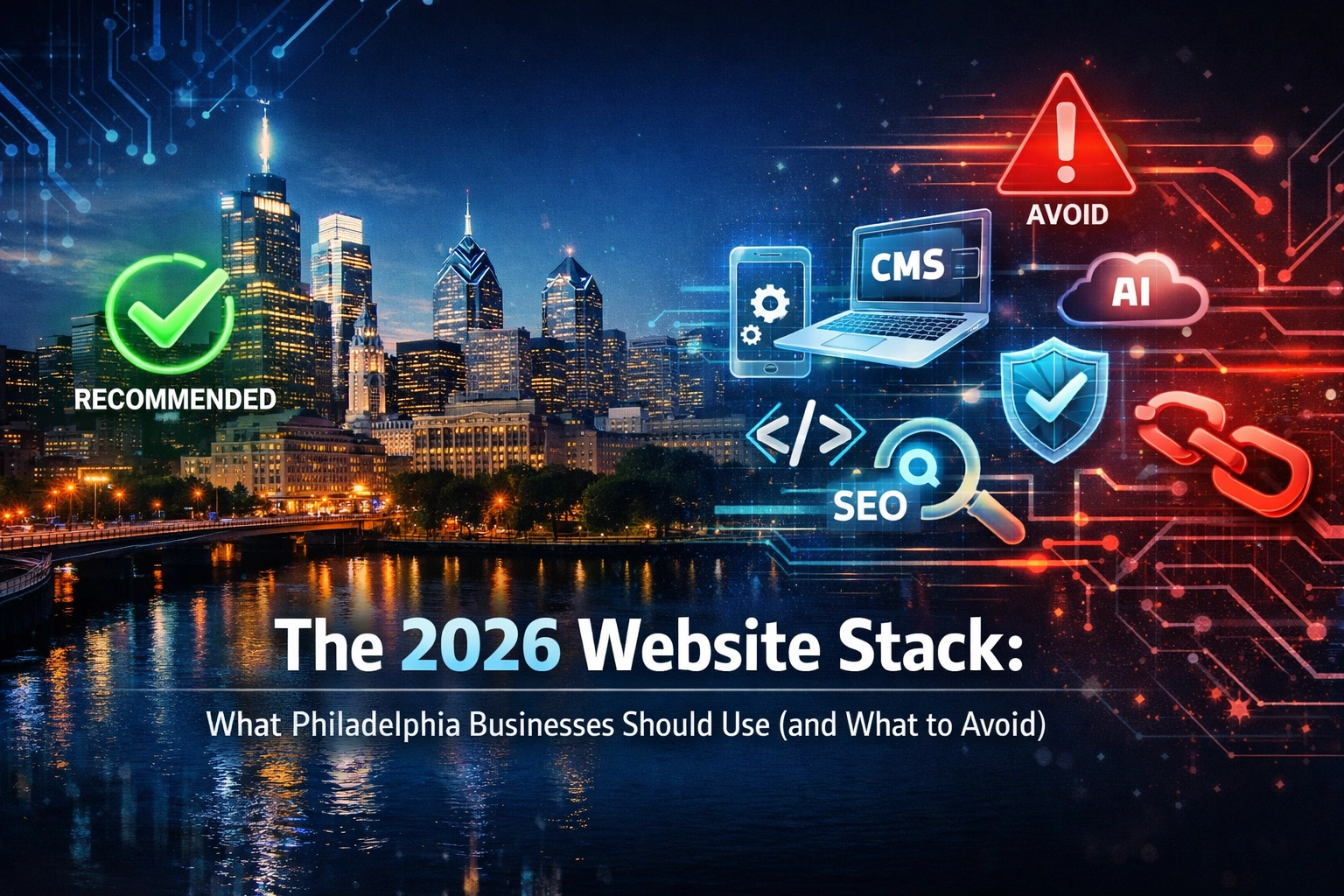 Philadelphia 2026 website technology guide