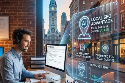 AI assistant improving local SEO for businesses