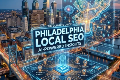 Philadelphia local SEO AI insights city skyline
