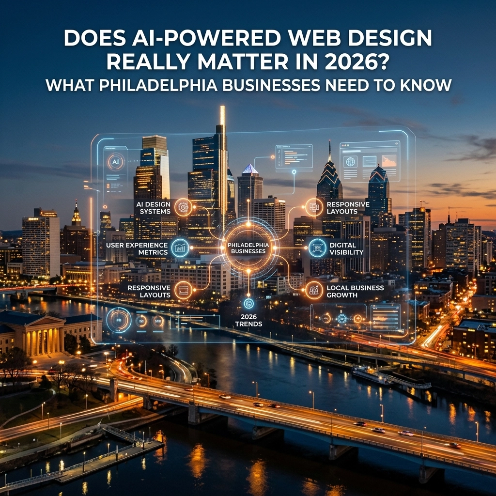 AI web design trends for Philadelphia businesses 2026
