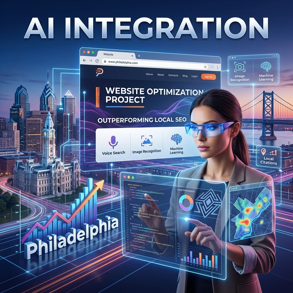 AI integration for Philadelphia website optimization project